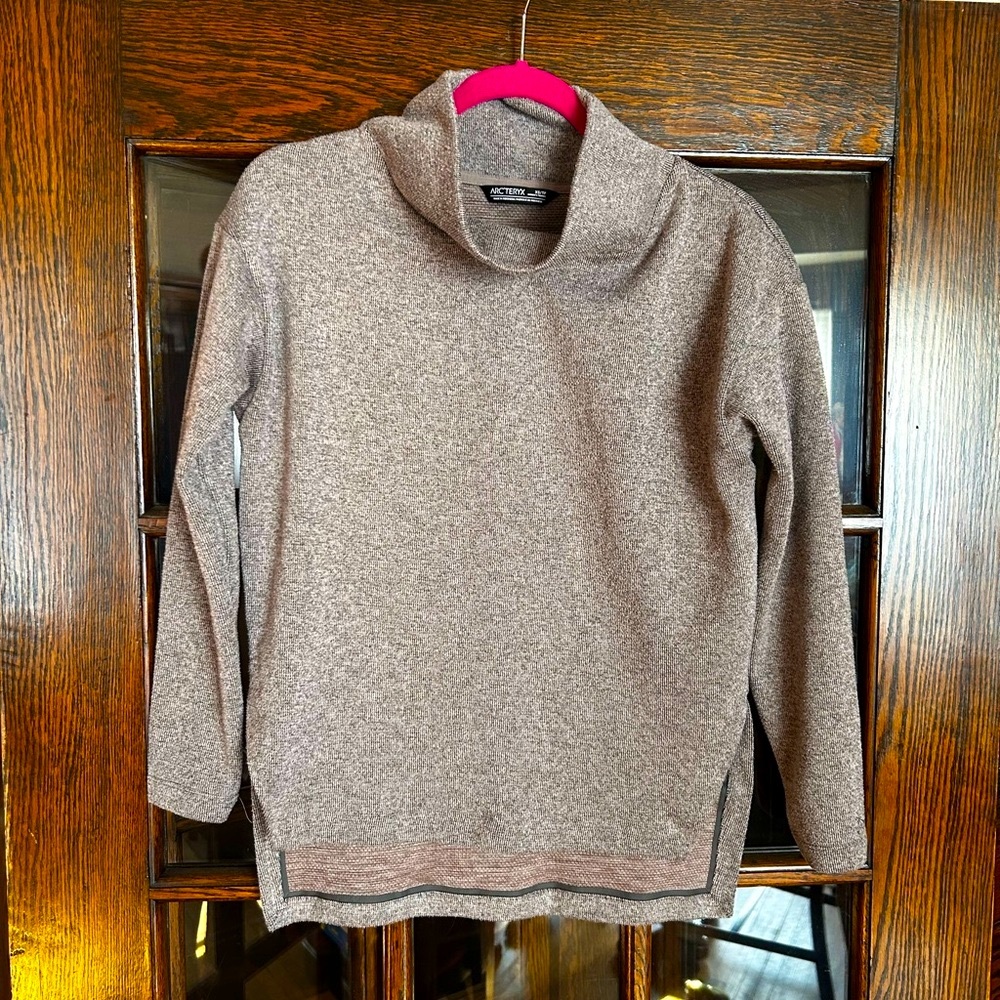 Arc'teryx Brown Cowl Neck Sweater